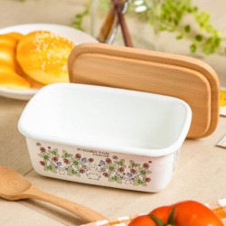 My Neighbor Totoro butter dish with wooden lid Soot Sprites 500