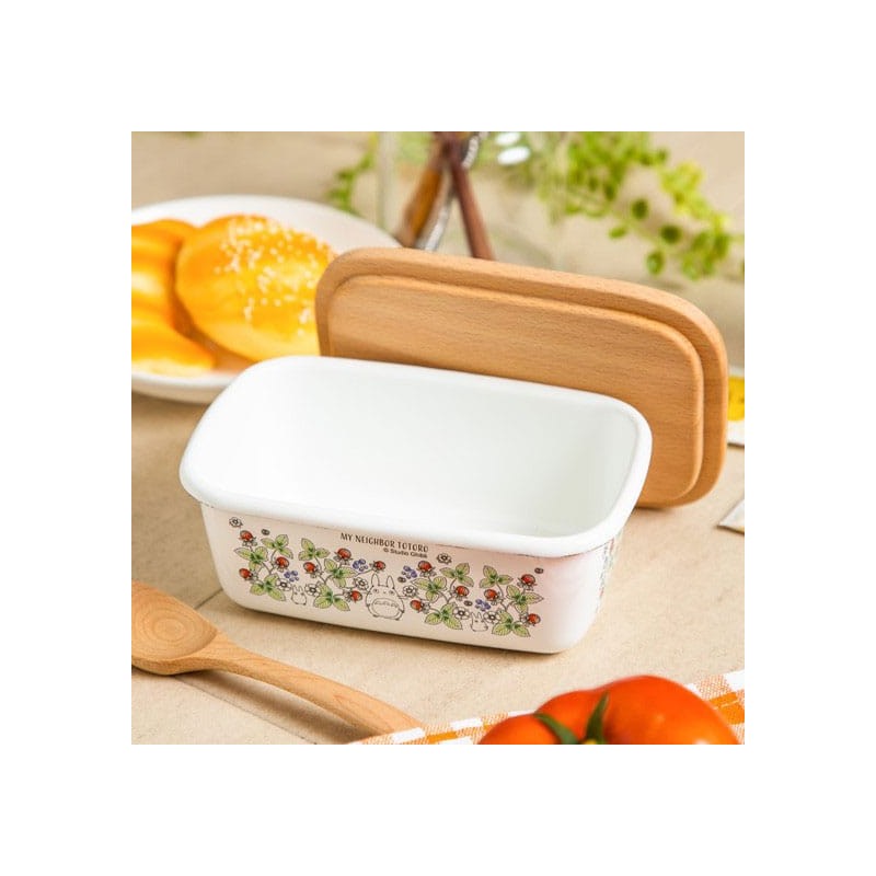 My Neighbor Totoro butter dish with wooden lid Soot Sprites 500
