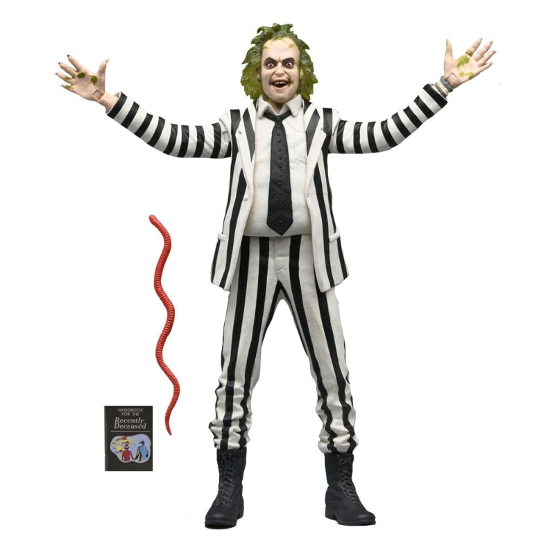 Beetlejuice (1988): Beetlejuice Striped Suit Action Figure 18 cm
