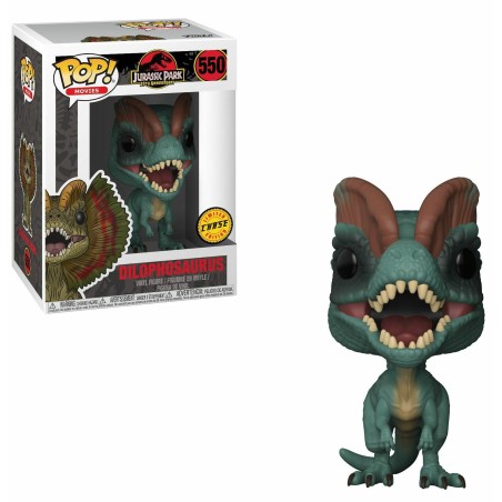 Funko Pop! Movies: Jurassic Park - Dilophosaurus (Chase with Funko Pop! Movies: Jurassic Park - Dilophosaurus (Chase with