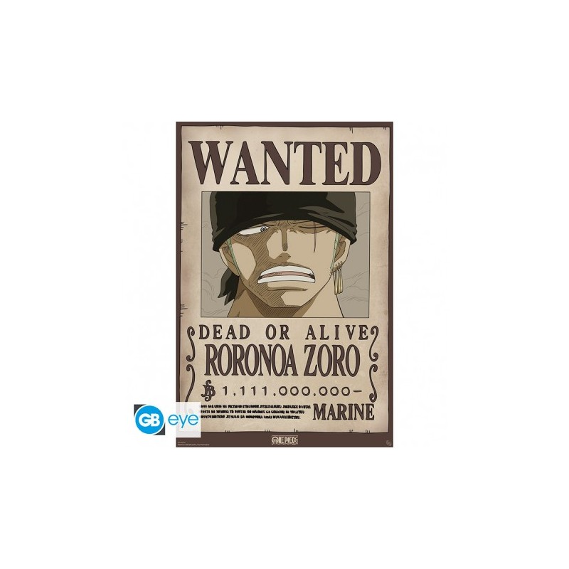 Poster: One Piece - Wanted Zoro