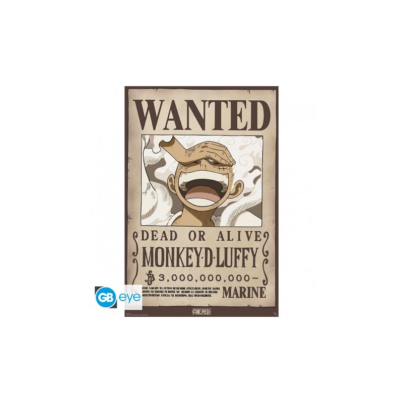 Poster: One Piece - Wanted Luffy