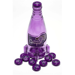 Fallout: Nuka Grape Glass Bottle & Bottle Caps