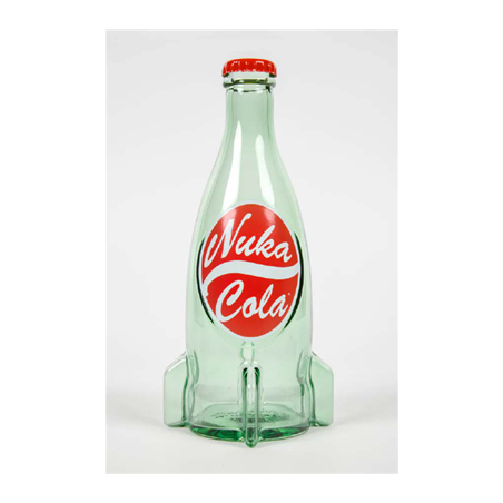 Fallout: Nuka Cola Glass Bottle & Bottle Caps Fallout: Nuka Cola Glass Bottle & Bottle Caps