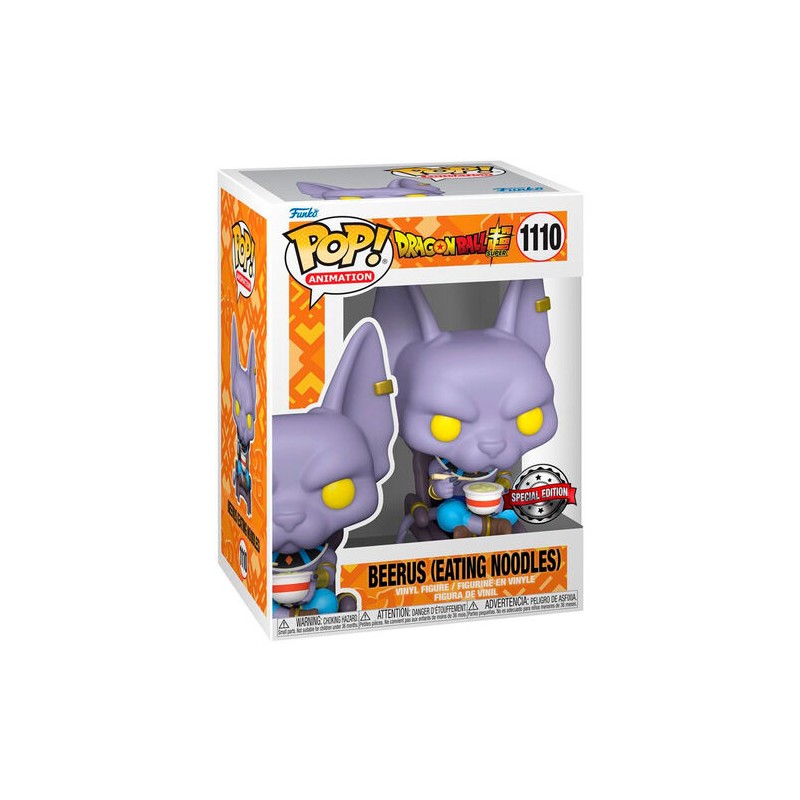 Funko Pop! Anime: Dragon Ball Super - Beerus Eating Noodles