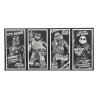NECA Universal Monsters x Teenage Mutant Ninja Turtles: Black & NECA Universal Monsters x Teenage Mutant Ninja Turtles: Black &