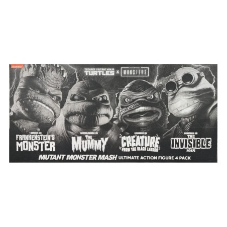 NECA Universal Monsters x Teenage Mutant Ninja Turtles: Black & NECA Universal Monsters x Teenage Mutant Ninja Turtles: Black &