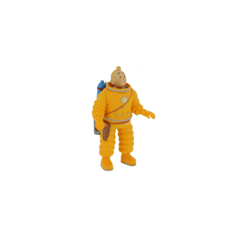 Kuifje: Kuifje als Kosmonaut PVC figuur 8 cm