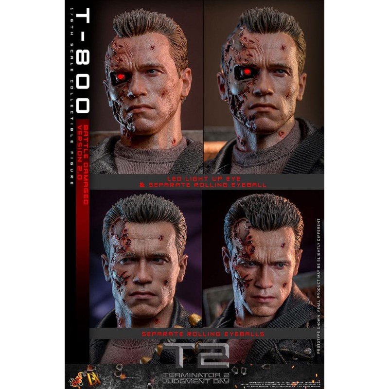Hot Toys Terminator 2: T-800 Battle Damaged Version 2.0 1:6