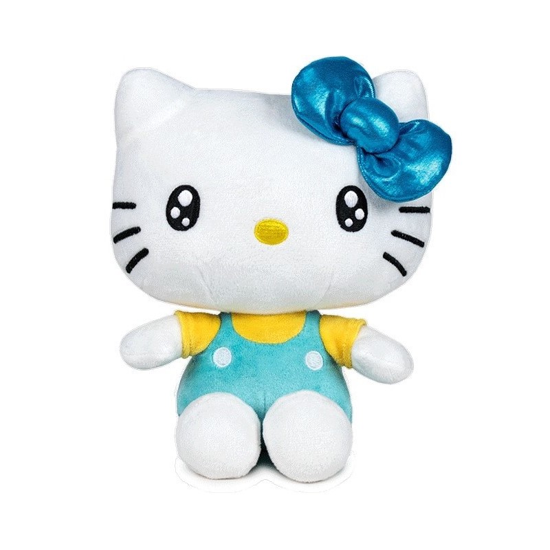 Hello Kitty: Sitting Plush Turquoise 22 cm