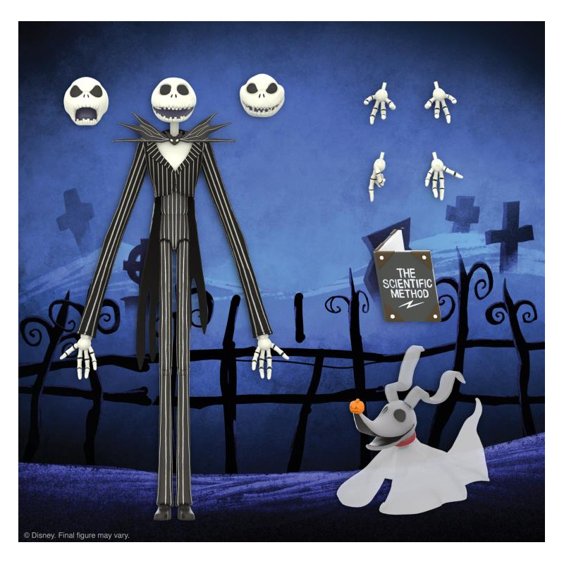 Nightmare Before Christmas: Jack Skellington with Zero (18cm)
