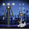 Nightmare Before Christmas: Jack Skellington with Zero (18cm)