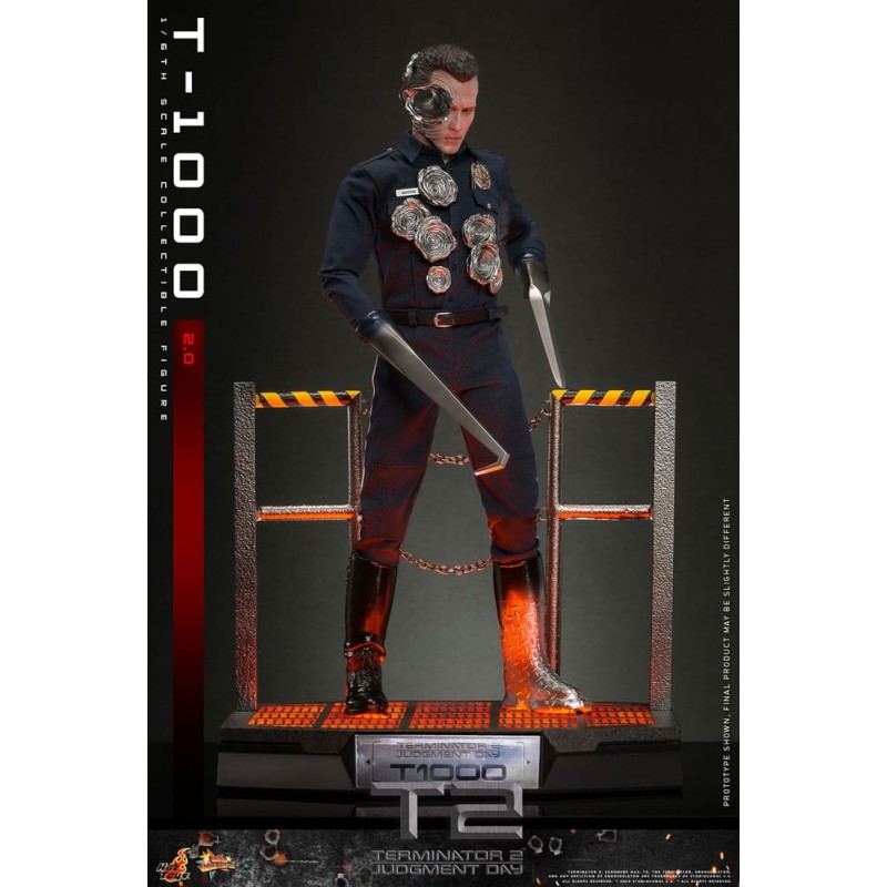 Hot Toys Terminator 2: T-1000 (2.0) 1/6 Scale Figure 31 cm