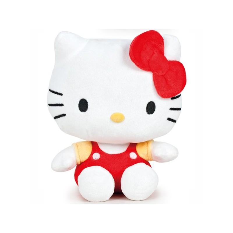 Hello Kitty: Sitting Plush Red 15 cm