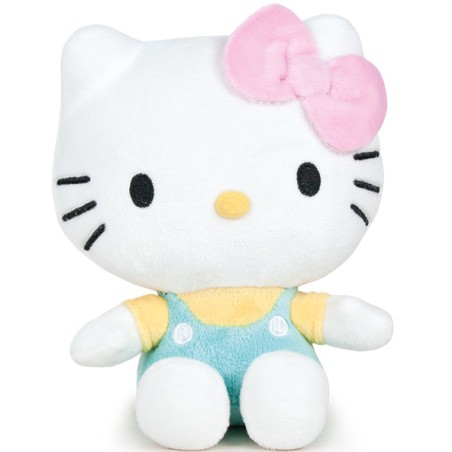 Hello Kitty: Sitting Plush Turquoise 15 cm