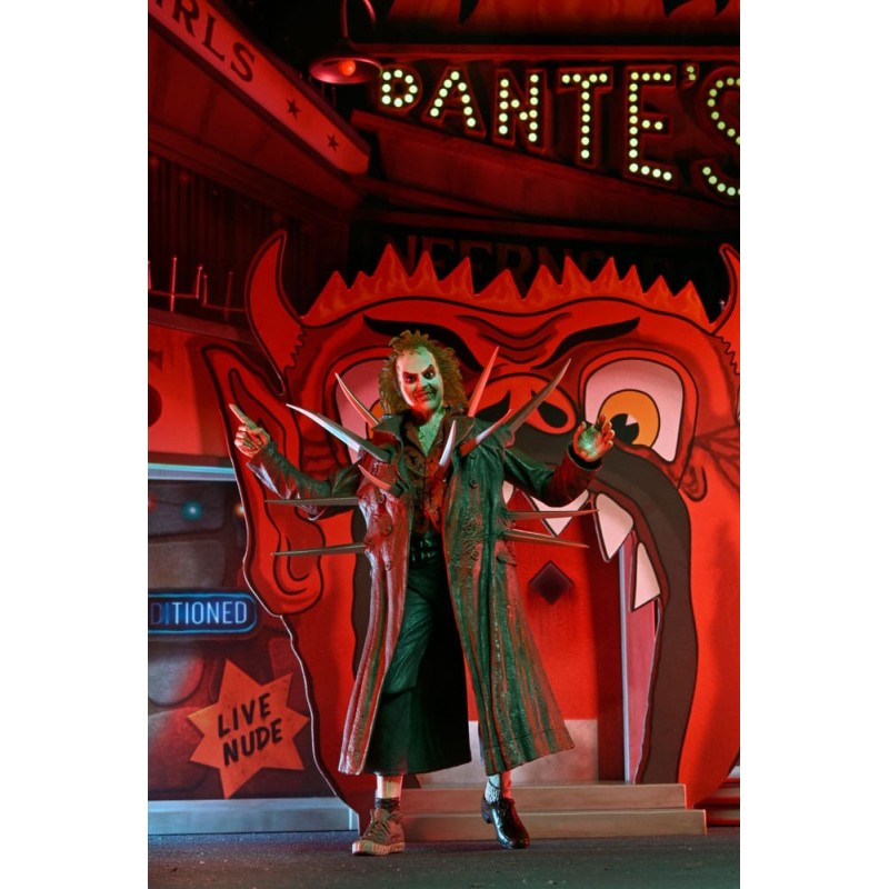 Beetlejuice (1988): Diorama Trenchcoat with Spikes Inferno Room