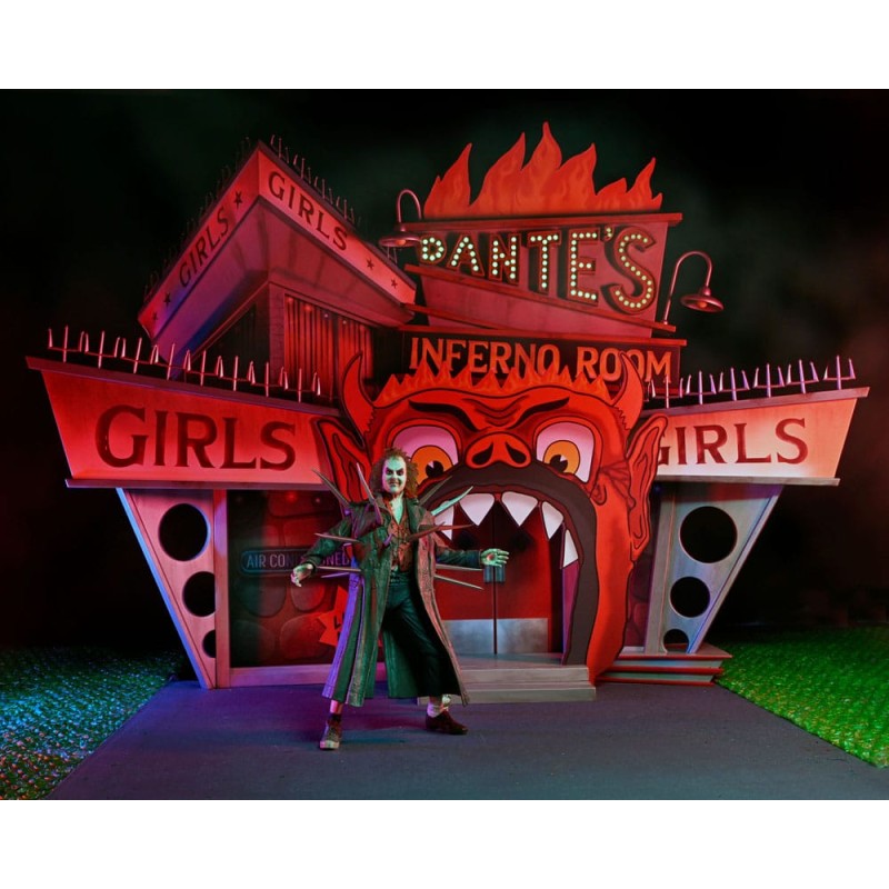 Beetlejuice (1988): Diorama Trenchcoat with Spikes Inferno Room