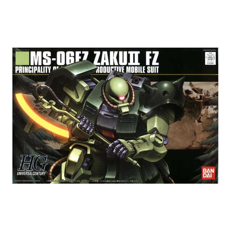 Gundam Model Kit: MS-06FZ Zaku II Kai HGUC 1/144