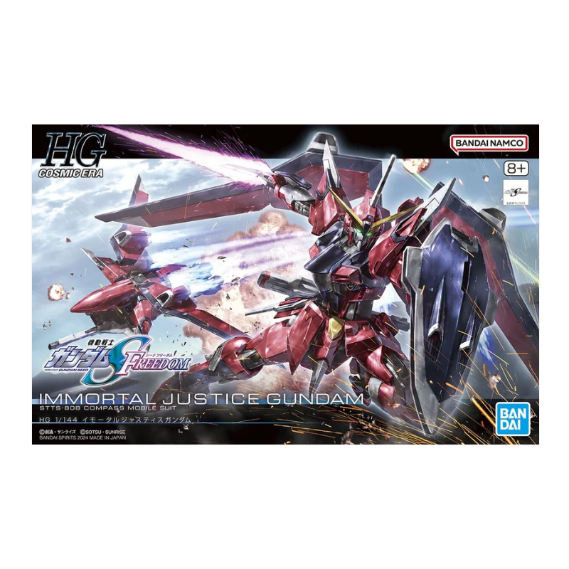 Gundam Model Kit: STTS-808 Immortal Justice Gundam HGCE 1/144