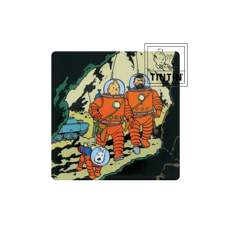 TinTin: Magnet TinTin and Haddock on the Moon 5 cm