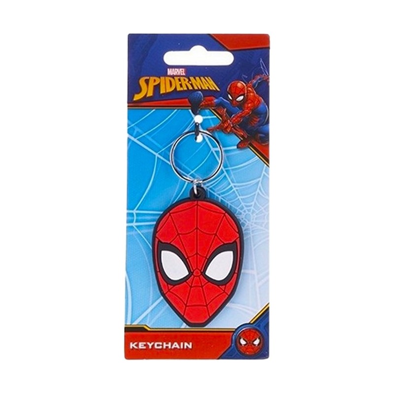 Marvel: Spider-Man Face Rubber Keychain