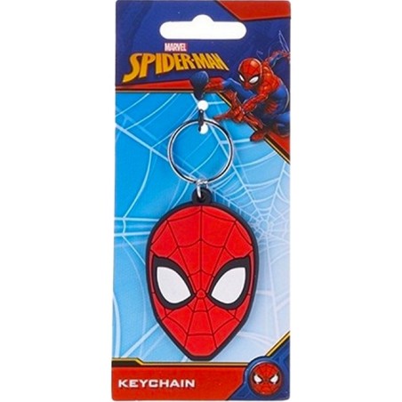 Marvel: Spider-Man Face Rubber Keychain