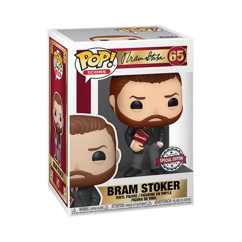 Funko Pop! Icons: Bram Stoker with Book