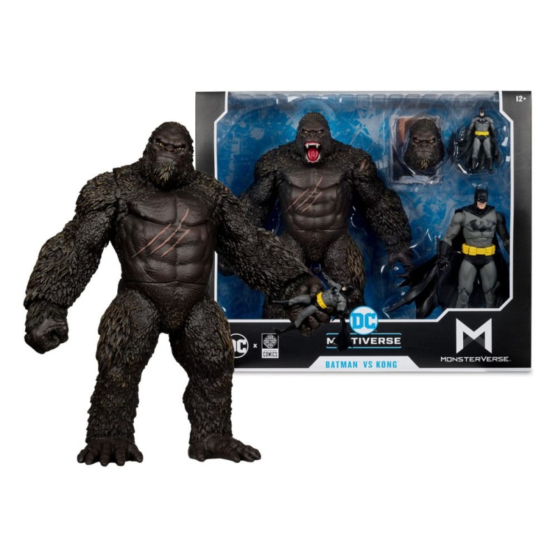 DC Justice League Monsterverse: Batman & Kong Action Figures