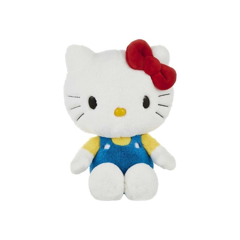 Hello Kitty: Sitting Plush Blue 24 cm