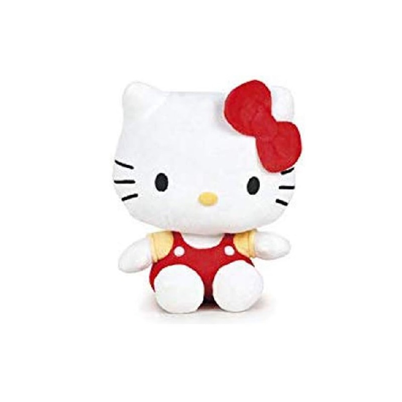 Hello Kitty: Sitting Plush Red 24 cm