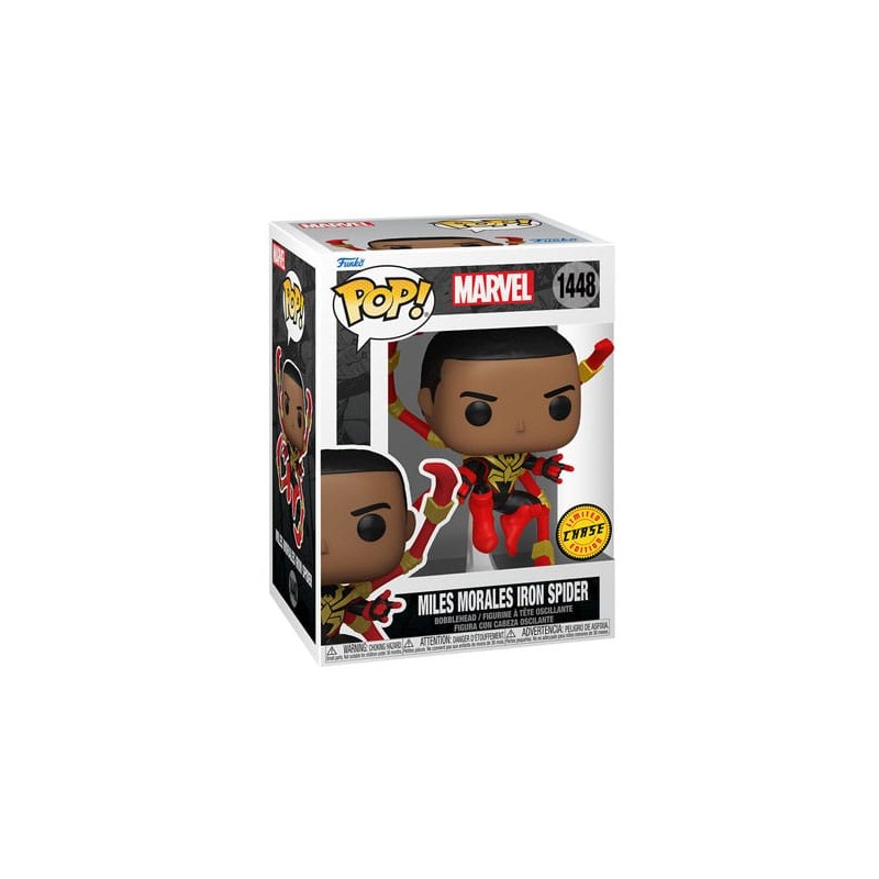 Funko Pop! Marvel: Miles Morales Iron Spider (Chase with soft