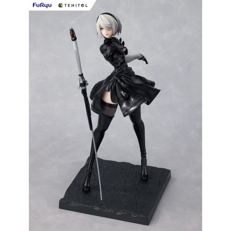 NieR:Automata Tenitol PVC Statue 2B Ver1.1a 22 cm