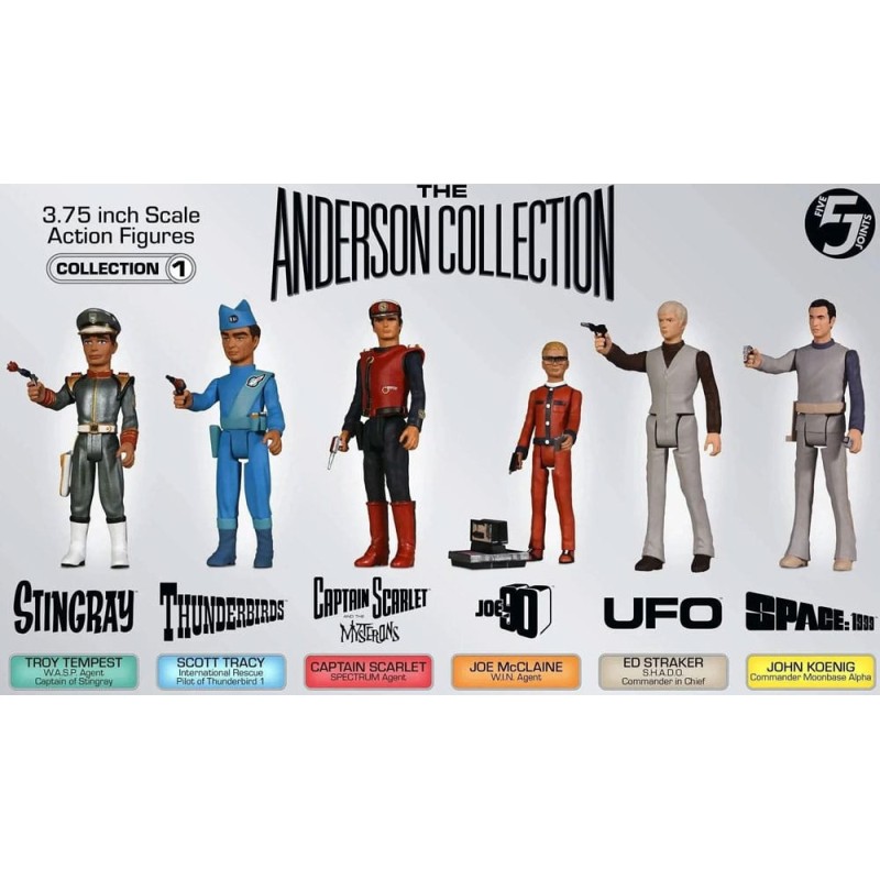 The Anderson Collection: Retro Action Figures (Wave 1) 10 cm