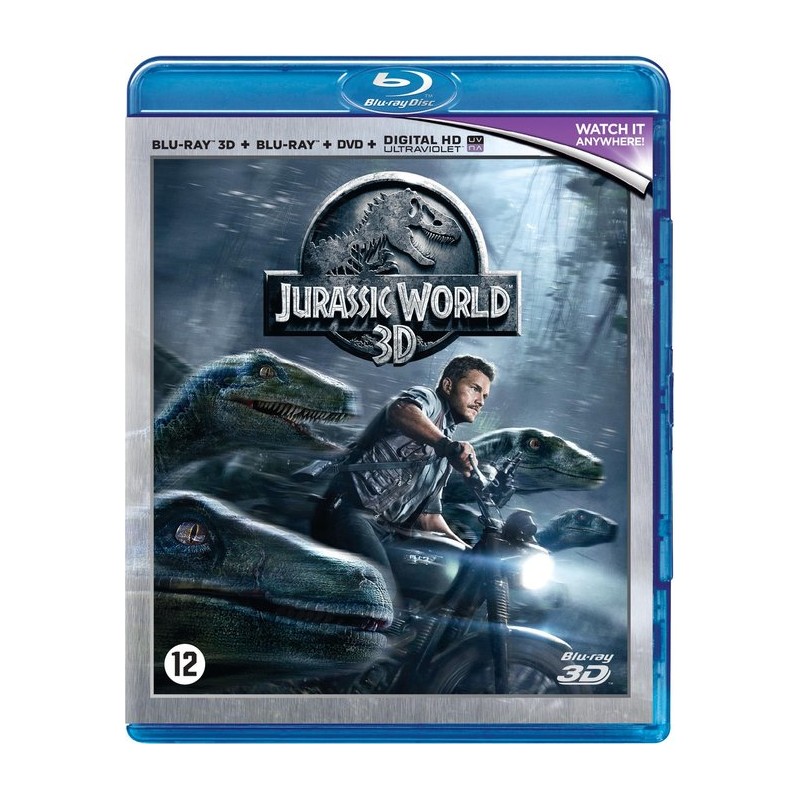 Blu-ray: Jurassic World (3D Blu-ray) - NL release - Used