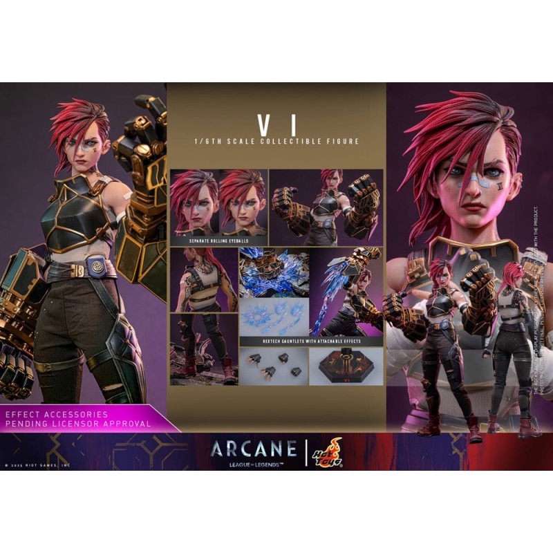 Hot Toys Arcane League of Legends: Vi 1/6 Scale Figure 28 cm