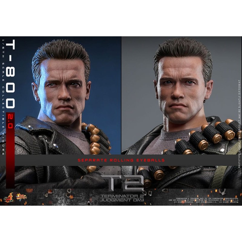 Hot Toys Terminator 2: T-800 1/6 Scale Figure 2.0 32 cm