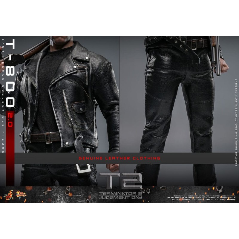 Hot Toys Terminator 2: T-800 1/6 Scale Figure 2.0 32 cm