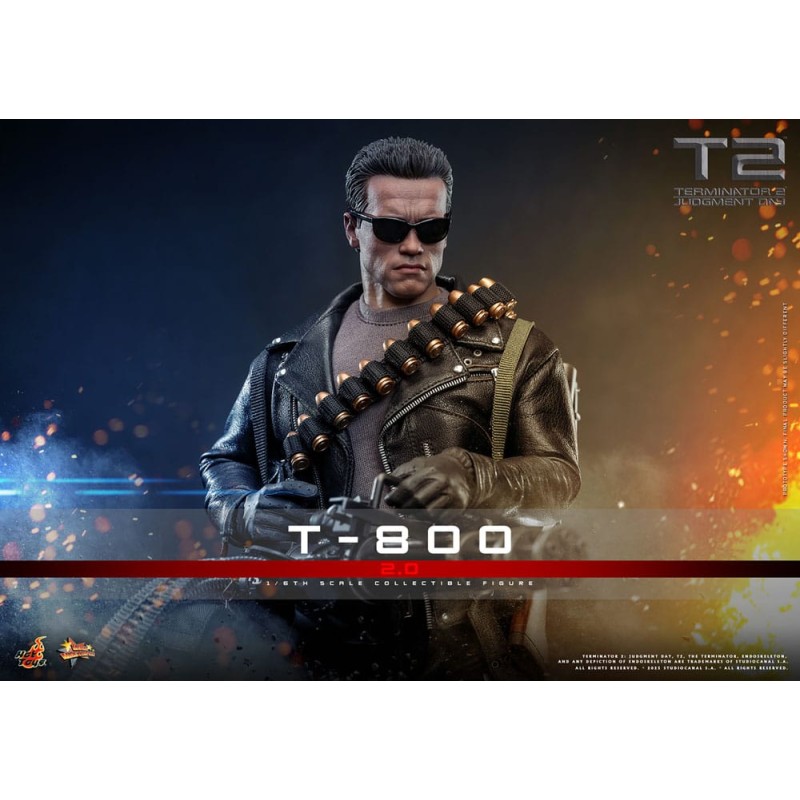 Hot Toys Terminator 2: T-800 1/6 Scale Figure 2.0 32 cm