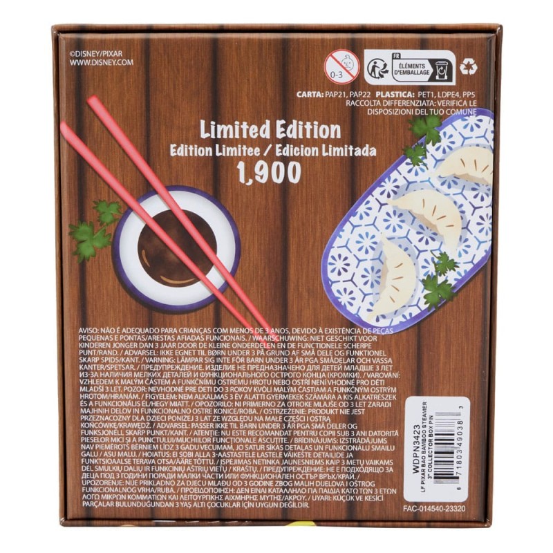 Loungefly Pin: Pixar's Bao Bamboo Steamer