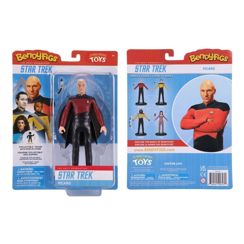 Star Trek: Capt. Picard Bendyfig 19 cm