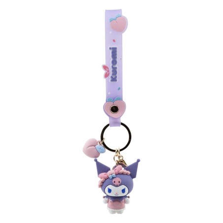 Hello Kitty: Hand Strap Peach Series - Kuromi