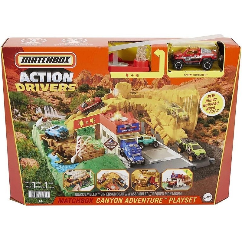Matchbox: Action Drivers - Canyon Adventure Playset