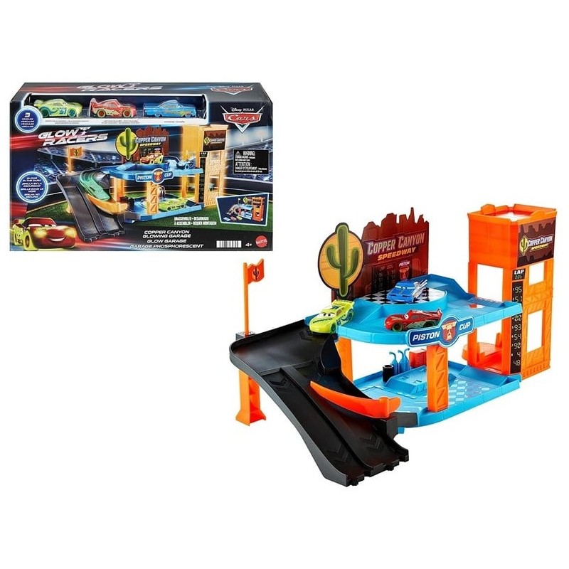 Matchbox: Cars Glow Racers - Copper Canyon Glowing Garage