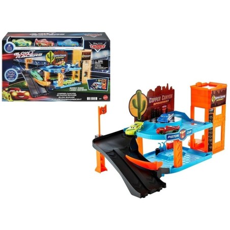 Matchbox: Cars Glow Racers - Copper Canyon Glowing Garage