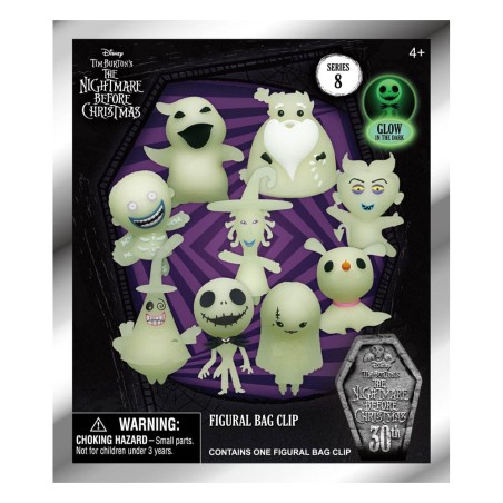 The Nightmare Before Christmas: Glow in the Dark 3D Bag Clip (1