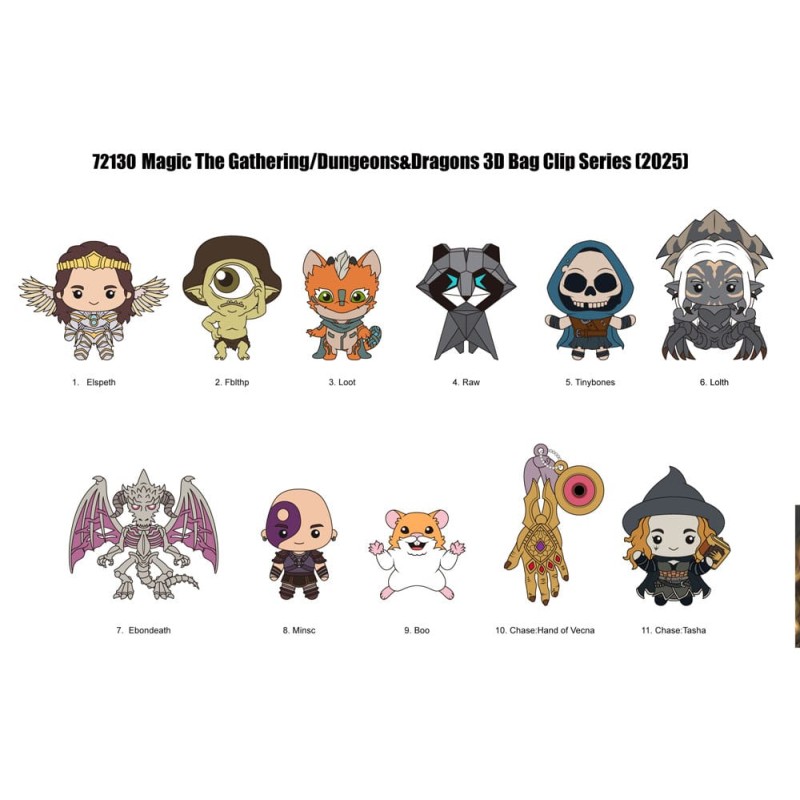 Magic the Gathering x Dungeons & Dragons: 3D Bag Clip (1 stuk -