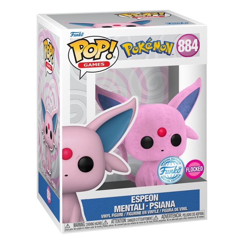 Funko Pop! Pokémon: Espeon (Flocked)