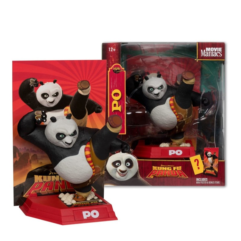 Kung Fu Panda: Po Movie Maniacs PVC Statue 17 cm