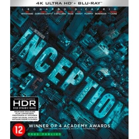 4K Inception (4K Ultra HD Blu-ray) - New Sealed