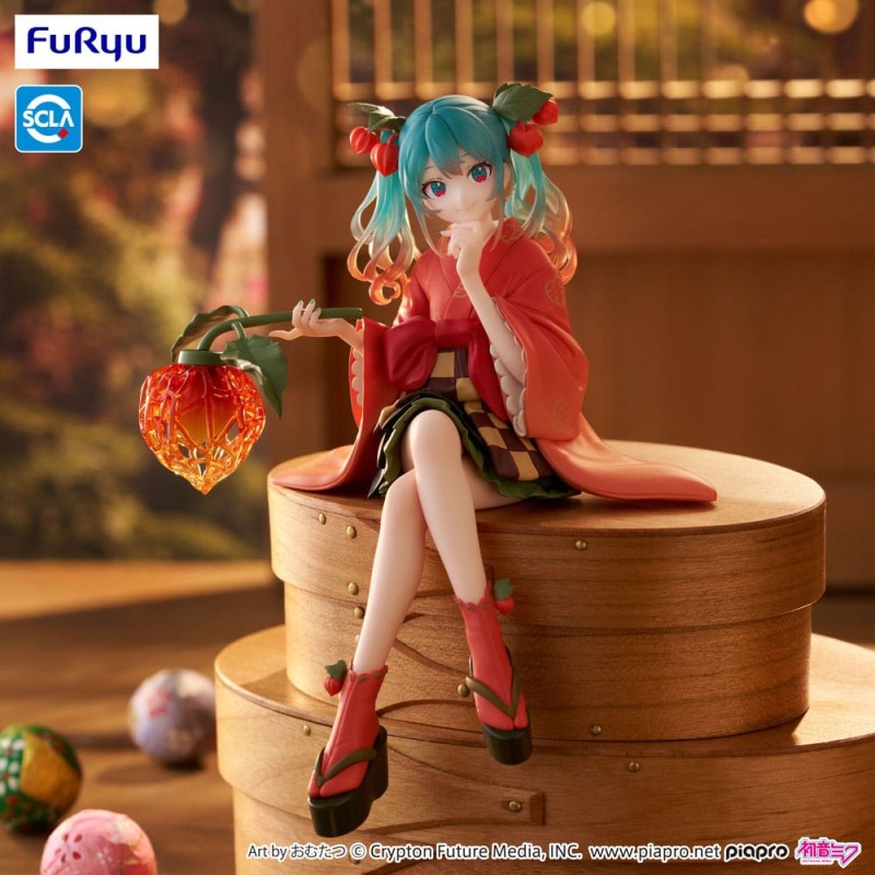 Hatsune Miku Noodle Stopper PVC Statue Flower Fairy Winter